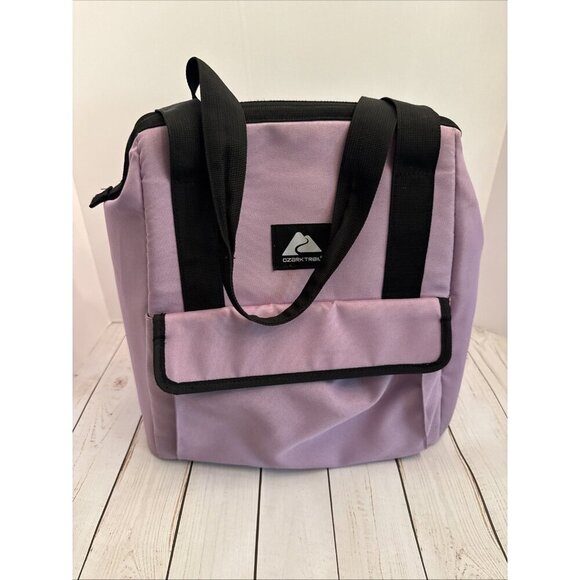 Ozark Trail 24 Can Wide Mouth Soft Cooler Tote, Purple, 16.9 Quart VGUC - Picture 1 of 8